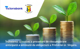 Victoriabank intermediar financiar al primelor emisiuni de obligațiuni municipale din Republica Moldova