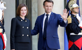  Emmanuel Macron a avut o convorbire telefonică cu Maia Sandu 