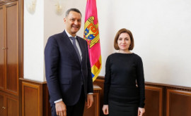 Майя Санду встретилась с главой офиса Совета Европы в Кишиневе