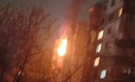 Incendiu puternic întrun apartament la Telecentru