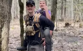 Omătul la salvat pe un băiat rătăcit în pădure