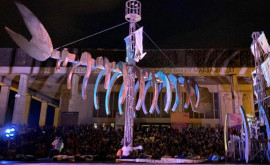 Потрясающее шоу от итальянского уличного театра в Кишиневе