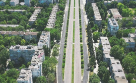 Как выглядит с высоты бульвар Дачия без транспорта
