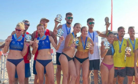 O nouă medalie de aur pentru Moldova la volei pe plajă
