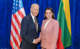 Președintele SUA Joe Biden sa întîlnit la Vilnius cu lidera opoziției din Belarus