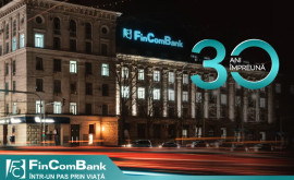 FinComBank 30 de ani de excelenţă pe piaţa bancară