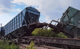 Un tren care transporta cereale a deraiat în localitatea Joltai din UTA Găgăuzia