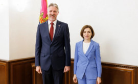 Maia Sandu a avut o întrevedere cu ambasadorul Letoniei aflat la final de mandat