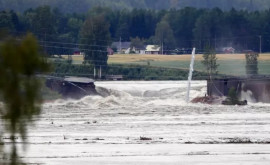 Un baraj a cedat parțial în Norvegia în urma inundațiilor 