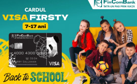 Подготовьте ребенка к школе с картой Visa Firsty от FinComBank