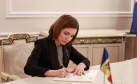 Stiloul cu care Maia Sandu a semnat cererea de aderare la UE vîndut la o licitație