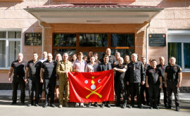Carabinierii șiau întîmpinat cu aplauze camarazii care au obținut medalii la Bacu