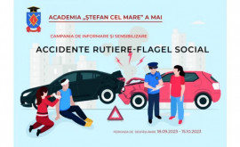 Academia Ștefan cel Mare organizează o acțiune de prevenire a accidentelor rutiere