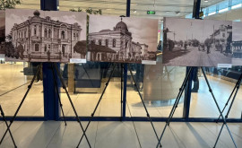 Chișinăul de altă dată Expoziție de fotografii la aeroportul capitalei