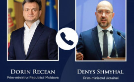 Dorin Recean a avut o discuție cu omologul său ucrainean Denys Shmyhal