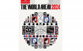 The Economist a prezentat coperta cu previziuni pentru a 2024 De ce Putin și Zelensky se privesc reciproc