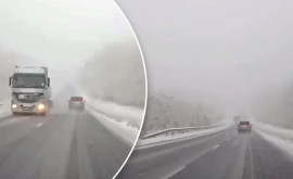 Prima ninsoare a căzut în nordul Moldovei