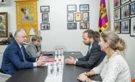 Igor Dodon și Zinaida Greceanîi au avut o întrevedere cu șeful Delegației UE în Republica Moldova
