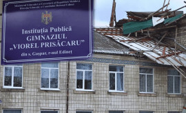 Elevii din Gașpar au intrat în iarnă cu acoperișul gimnaziului avariat