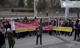 Medicii de la spitalul Toma Ciorbă au organizat o acțiune de protest în fața clădirii Guvernului