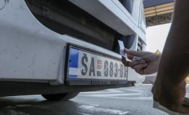 Anunțul Kosovo privind mașinile înmatriculate în Serbia