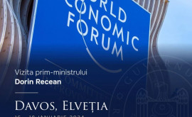 Cine va conduce delegația Republicii Moldova la Forumul Economic Mondial de la Davos