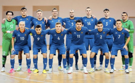 Naționala Moldovei la futsal în pregătiri pentru meciurile amicale cu Estonia