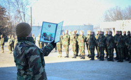 Молдавские новобранцы приняли сегодня военную присягу