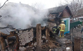 Locuință din raionul Sîngerei distrusă de o butelie cu gaz