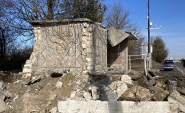 Spînu a oprit lucrările de demolare a unei stații cu mozaic din Stăuceni