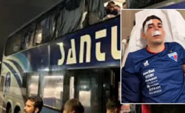 Un autobuz cu fotbaliști a fost atacat în Brazilia