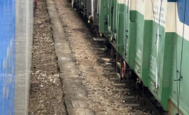 Tren cu produse agricole ucrainene avariat în Polonia