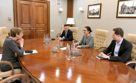 Viceprimministra Cristina Gherasimov în discuții cu ambasadoarea Germaniei la Chișinău