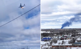 Un avion de transport militar sa prăbușit în Rusia La bord se aflau 15 persoane