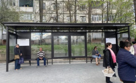 Primăria Chișinău O nouă stație de așteptare a transportului public a fost amenajată 
