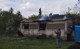 Пожар в жилом доме в Единецком районе