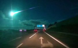 Un uriaș meteorit luminos observat pe cerul deasupra Portugaliei