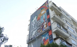 A fost inaugurată oficial pictura murală Visul Olimpic