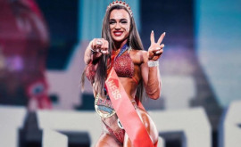 Культуристка из Молдовы стала двукратной чемпионкой 