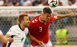 Meci echilibrat între Anglia și Danemarca la EURO 2024