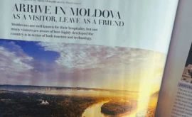 Imagini cu Moldova de printre nori