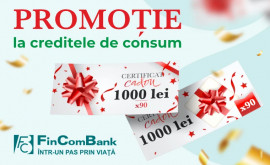 Cu creditele de consum de la FinComBank câștigă certificate bănești în magazinele Linella