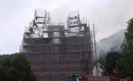 O clădire istorică a luat foc în Germania