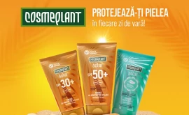 Produsele Cosmeplant cu SPF protecție solară naturală pentru întreaga familie