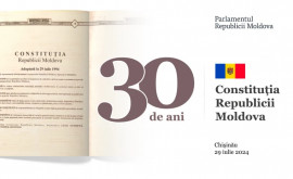 Ședință solemnă a Parlamentului consacrată celebrării a 30 de ani de la adoptarea Constituției