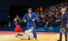 Dorin Recean a felicitat judocanul Denis Vieru cu ocazia primei medalii olimpice de la Olimpiada de la Paris