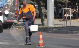 Разъяснения мэрии Кишинева относительно материалов разбросанных на отдельных участках дорог