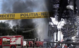 Dezastrul care a rămas în urma incendiului de ieri de la Piața Centrală din Bălți