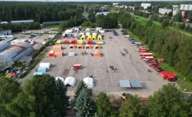 Salvatorii moldoveni exersează reacția la incidente chimice și nucleare în Letonia