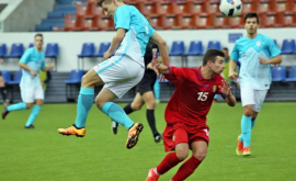 Tinerii fotbalişti din Moldova nu au cedat în fața Sloveniei 